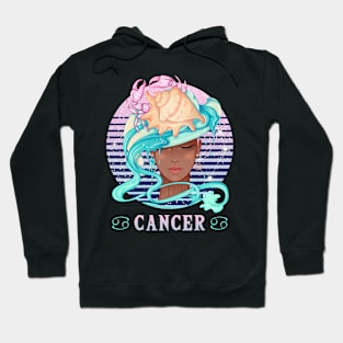 Retro Cancer Zodiac Hoodie